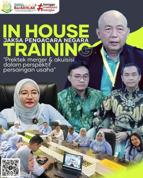 Asdatun Kejati Riau Ikuti In House Training Secara Virtual: Praktik Merger dan Akuisisi Dalam Perspektif Persaingan Usaha