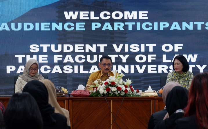 Kabiro Umum Kejagung Yudi Indra Gunawan Terima Audiensi Mahasiswa yang Ikuti  Student Exchange Program di Universitas Pancasila