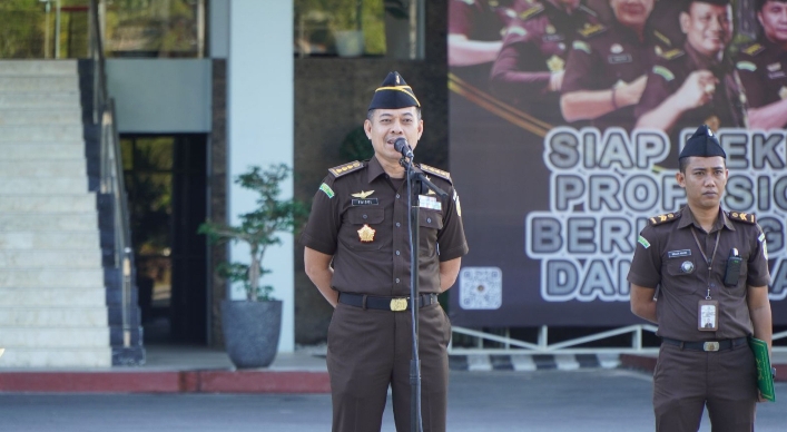 Terima Apel Pagi, Aspidmil Kejati Riau: Disiplin Adalah Kunci Kesuksesan