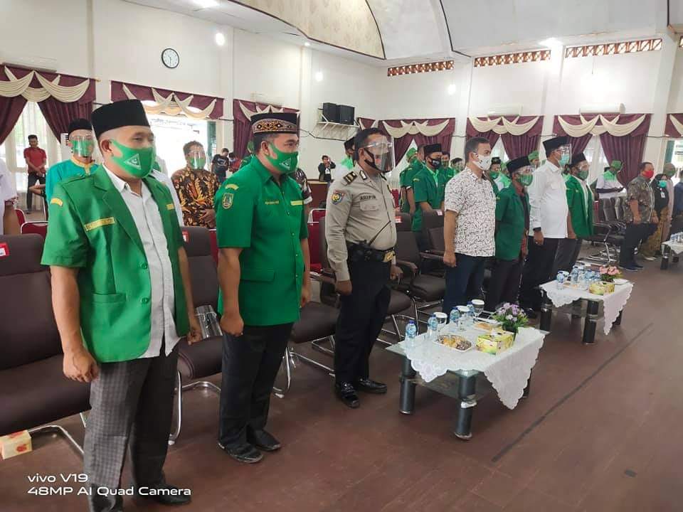 Bupati Suyatno Hadiri Pelantikan Pengurus PAC dan Ranting Ansor di Gedung Serbaguna