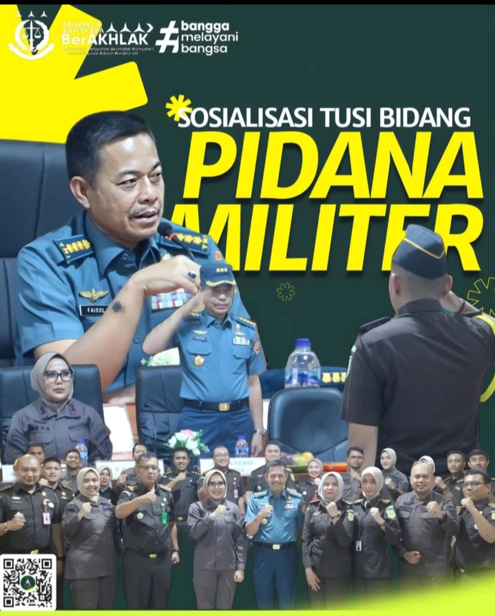 Kunjungan Kerja Aspidmil Kejati Riau dalam rangka Sosialisasi Tugas & Fungsi Bidang Pidana Militer di Kejaksaan Negeri Indragiri Hilir