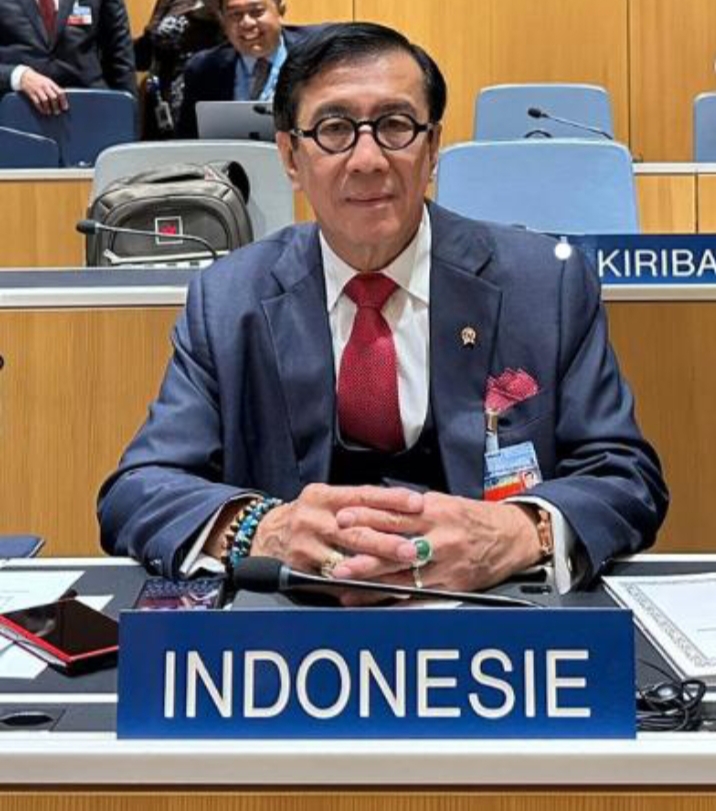 Menkumham RI, Yasonna Sampaikan Dukungan Indonesia terhadap Pemajuan Kekayaan Intelektual Global Pada Sidang WIPO ke-64 di Jenewa