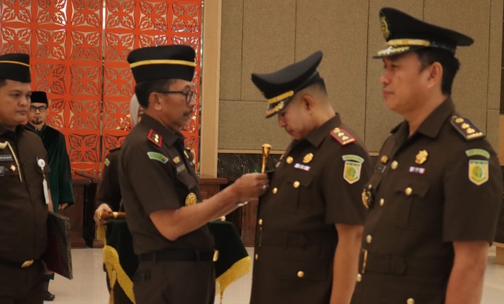 Kepala Kejaksaan Tinggi Riau Lantik Pejabat Eselon III di Wilayah Hukum Kejati Riau
