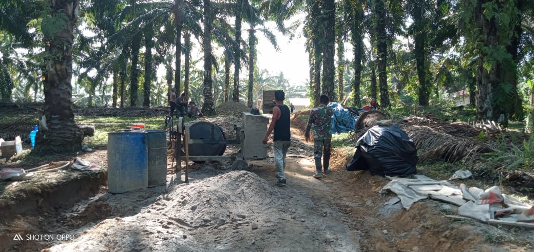 TMMD di Dusun Suka Mulya Jaya, Kadus Selamet: Terimakasih Kami Ucapkan Kepada TNI Yang Telah Membangun Desa Kami