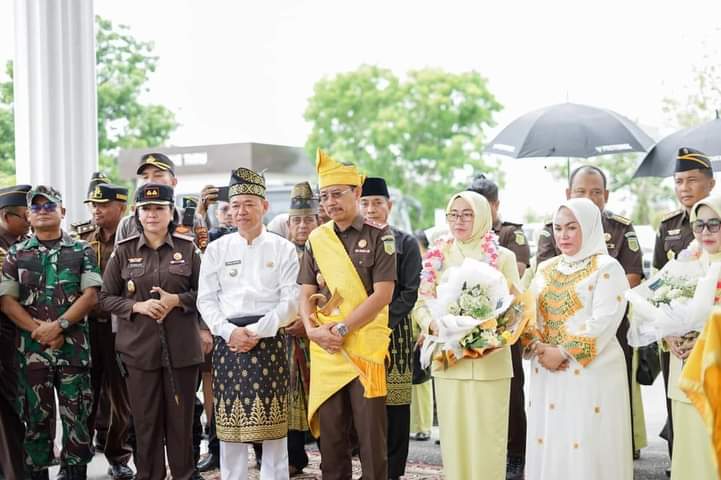 Kajati dan Ketua IAD Riau Kunker dan Supervisi Wilayah Riau di Kejari Rohil