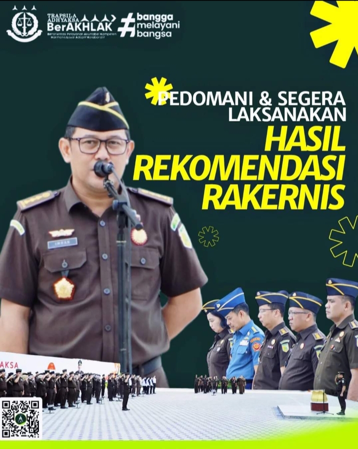 Asisten Tindak Pidana Khusus Kejaksaan Tinggi Riau Penerima Apel Kerja Pagi: Sampaikan Agar Para Asisten Sosialisasikan Hasil Rapat Kerja Teknis Kejaksaan RI Tahun 2023