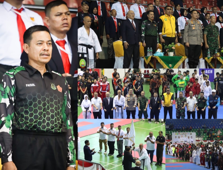 Aspidmil Kejati Riau Hadiri Pembukaan Kejurnas Karate Shokaido Open Piala Danrem 031/WB dan Pelantikan Pengurus Shokaido Riau 2022-2026