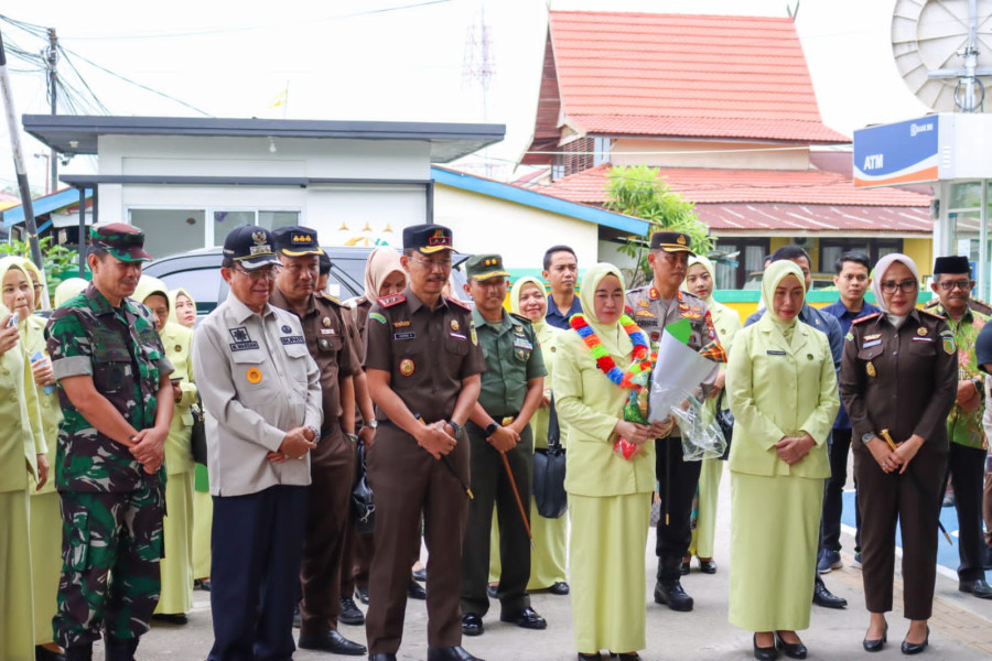 Kajati Dr Supardi dan Ketua IAD Riau Kunker ke Inhil, Lakukan Supervisi Ikatan Adhyaksa Dharmakarini Wilayah Riau