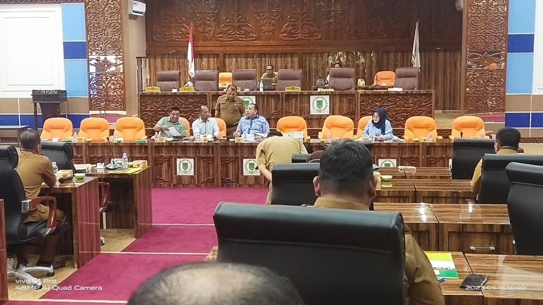 Rapat Pansus  DPRD Rohil Bersama Pemerintah Tentang LKPJ Belum Kelar Dilanjutkan Minggu Depan