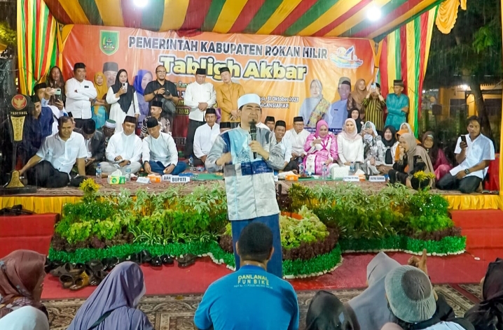 Pemkab Rohil Gelar Tabligh Akbar, Hadirkan Ustadz Solmed dari Jakarta