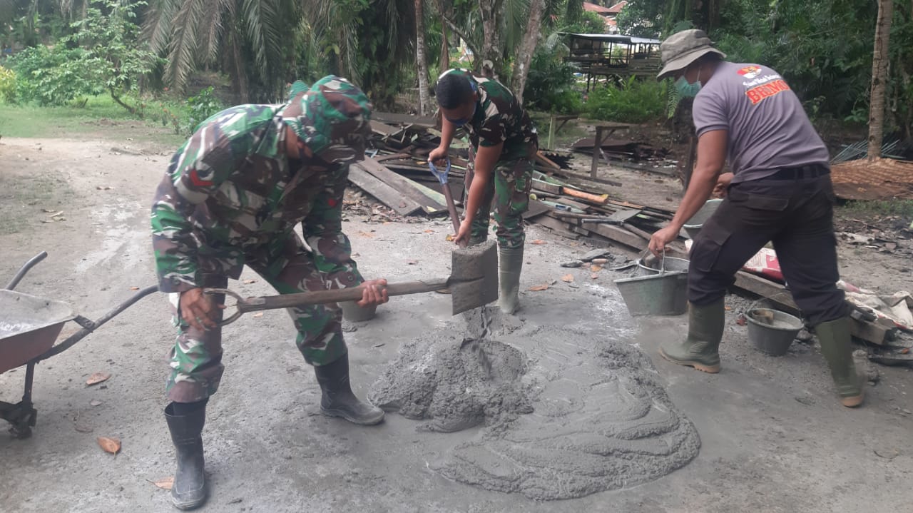TMMD ke-111: TNI Polri dan Warga Bersama Bangun Desa