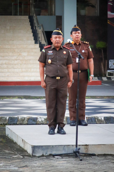 Wakil Kepala Kejaksaan Tinggi Riau Pimpin Apel Kerja Pagi